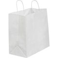 Box Packaging Global Industrial„¢ Paper Shopping Bags, 13"W x 7"D x 13"H, White, 250/Pack BGS114W